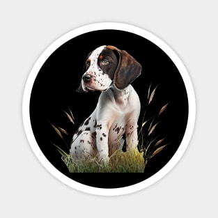 Puppy pointer dog Magnet